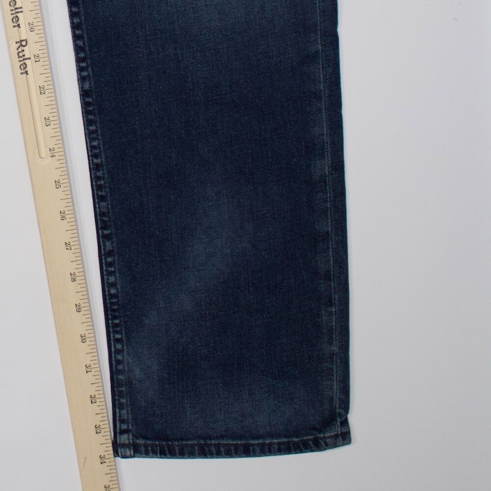 NWT $198 Hudson Blake Slim Straight Jeans Dark Wash Stretch Men Size 38x34 (J1) - Picture 15 of 15